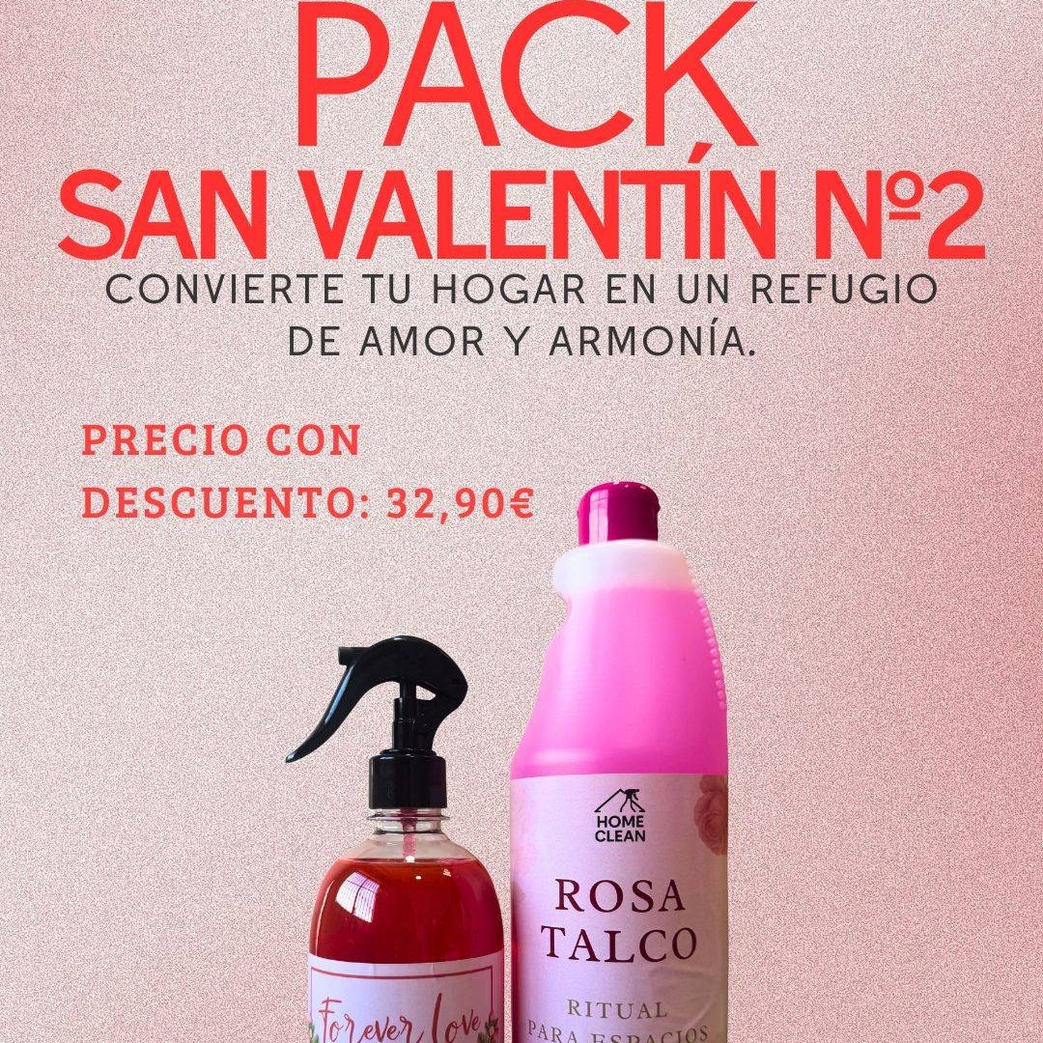 Pack San Valentín 2 : Forever Love + Rosa Talco