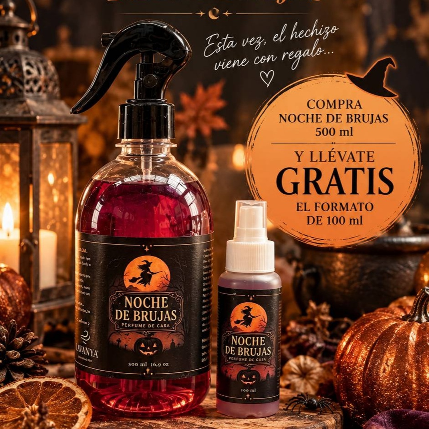 Home Perfume Noche de Brujas 500ml